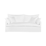 Featuring Paloma 80" Sofa by Cisco Brothers at Amethyst Home. The Paloma Sofa from Cisco Brothers has a casual, chic look. This sofa brings a sense of comfort and ease into your space with its inviting design -- a perfect sofa to melt into after a long day. Photographed in Otis White. 
Overall: 80"w x 40"d x 33"hSitting Space: 60"w x 24"dSeat Height: 20"hArm H.  Amethyst Home provides interior design, new home construction design consulting, vintage area rugs, and lighting in the Miami metro area.