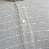 Soft and relaxed, the Henley is heavyweight cotton with a finely hand loomed texture and a thin interwoven stripe pattern. It creates a clean and casual look for your bedroom.  Made of 100% heavyweight cotton, featuring shell-button closures. Amethyst Home provides interior design, new home construction design consulting, vintage area rugs, and lighting in the San Diego metro area.