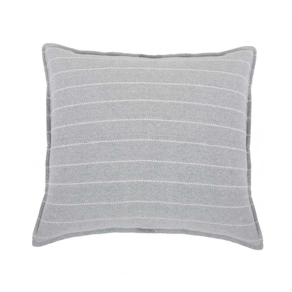 Soft and relaxed, the Henley is heavyweight cotton with a finely hand loomed texture and a thin interwoven stripe pattern. It creates a clean and casual look for your bedroom.  Made of 100% heavyweight cotton, featuring shell-button closures. Amethyst Home provides interior design, new home construction design consulting, vintage area rugs, and lighting in the Tampa metro area.