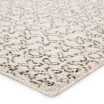 Featuring Reverb Fog/Whitecap Gray Hand-Knotted Rug by Jaipur Living at Amethyst Home. The Reverb collection by Pollack features pattern-rich styles with a globally modern touch. With a whimsical grid-like design of askew geometric shapes, the hand-knotted Reverb area rug offers a dynamic look to any space. Crafted of 100% wool, this durable, artisan-made .  Amethyst Home provides interior design, new home construction design consulting, vintage area rugs, and lighting in the Calabasas metro area.
