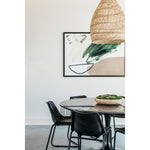 Featuring Powell 55" Dining Table - Bluestone by Four Hands at Amethyst Home. Classic tulip shaping is recast with a rustic black iron finish topped with a solid bluestone table top. This cute bistro style dining table is perfectly sized for a cozy breakfast nook.
Overall Dimensions: 55"W x 55"L x 29.50"H
Colors: Dark Rustic Black, Ebony, BluestoneMaterials:.  Amethyst Home provides interior design, new home construction design consulting, vintage area rugs, and lighting in the Seattle metro area.