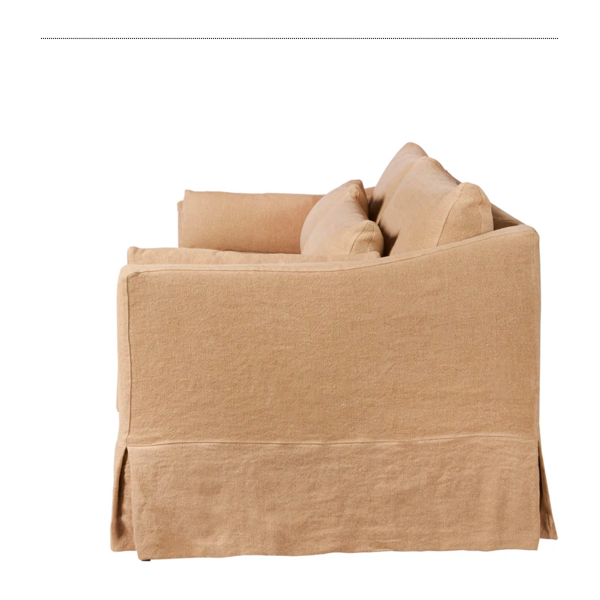 Soft as a cloud, the Rebecca is the perfect piece to complete your living room. It’s base is a FSC certified Maple hardwood frame. This sofa has a luxurious feather cloud fill with a foam core, bringing relaxation and ease into your home.  Priced and pictured in tier two fabric Brevard Burlap. For additional fabrics please email sales@amethysthome.com.   Overall Dimensions  84"w 40"d 31"h
