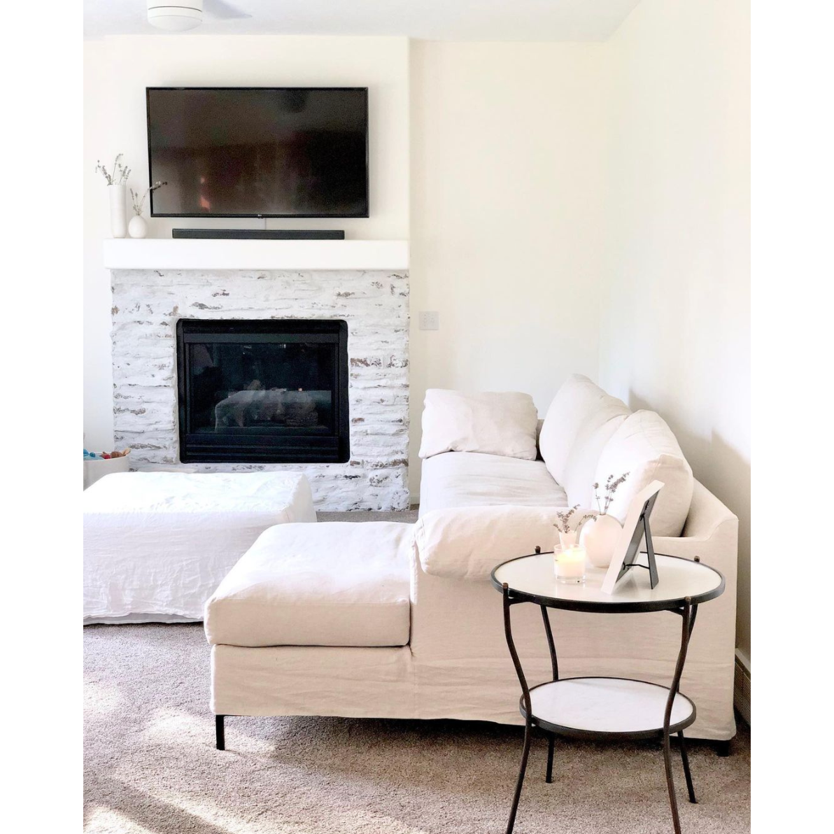 Custom Radley Sectional by Cisco Brothers modified by Amethyst Home.