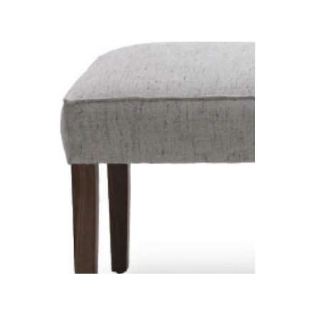 This Charlie Bench by Verellen features exposed wood and a clean look. Made to order in their North Carolina atelier, the Charlie Bench comes standard with: Amethyst Home provides interior design, new home construction design consulting, vintage area rugs, and lighting in the Austin metro area.