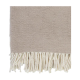 Billie Taupe Throw | ready to ship!