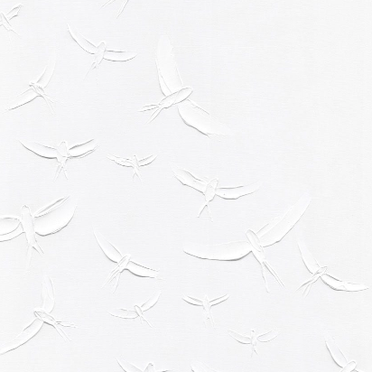 Featuring Bird Migration 1 Art by Wendover Art at Amethyst Home. The hand applied textured birds are represented in this reproduction art in their seasonal migration journey.
Size: 36.5"w x 71.5"hMedium: Hand painted on gallery wrapped canvasFrame: Matte white floaterSee the other bird migration art here! Framed as shown.  Amethyst Home provides interior design, new home construction design consulting, vintage area rugs, and lighting in the Newport Beach metro area.