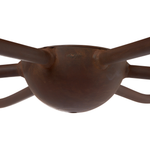 Add unique and modern lighting to a room with this Spider Chandelier from Cisco Brothers. The curved arms add beautiful sight lines to the fixture and plenty of light. This light fixture sets any room apart and comes available in either a "rust" or "flat black" finish in three different sizes.