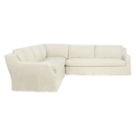 Hayden Deluxe 2 Arm Slipcovered Sectional - Amethyst Home