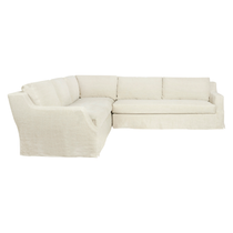 Featuring Hayden Deluxe 2 Arm Sectional by Cisco Brothers at Amethyst Home. Bring convenient seating space and smart style to any space in your home with this charming Hayden Deluxe 2 Arm Sectional by Cisco Brothers. With a sophisticated air, the Hayden invites you and your guests to settle down and enjoy. Shown as a Right Arm Facing Sectional. Photograph.  Amethyst Home provides interior design, new home construction design consulting, vintage area rugs, and lighting in the Washington metro area.