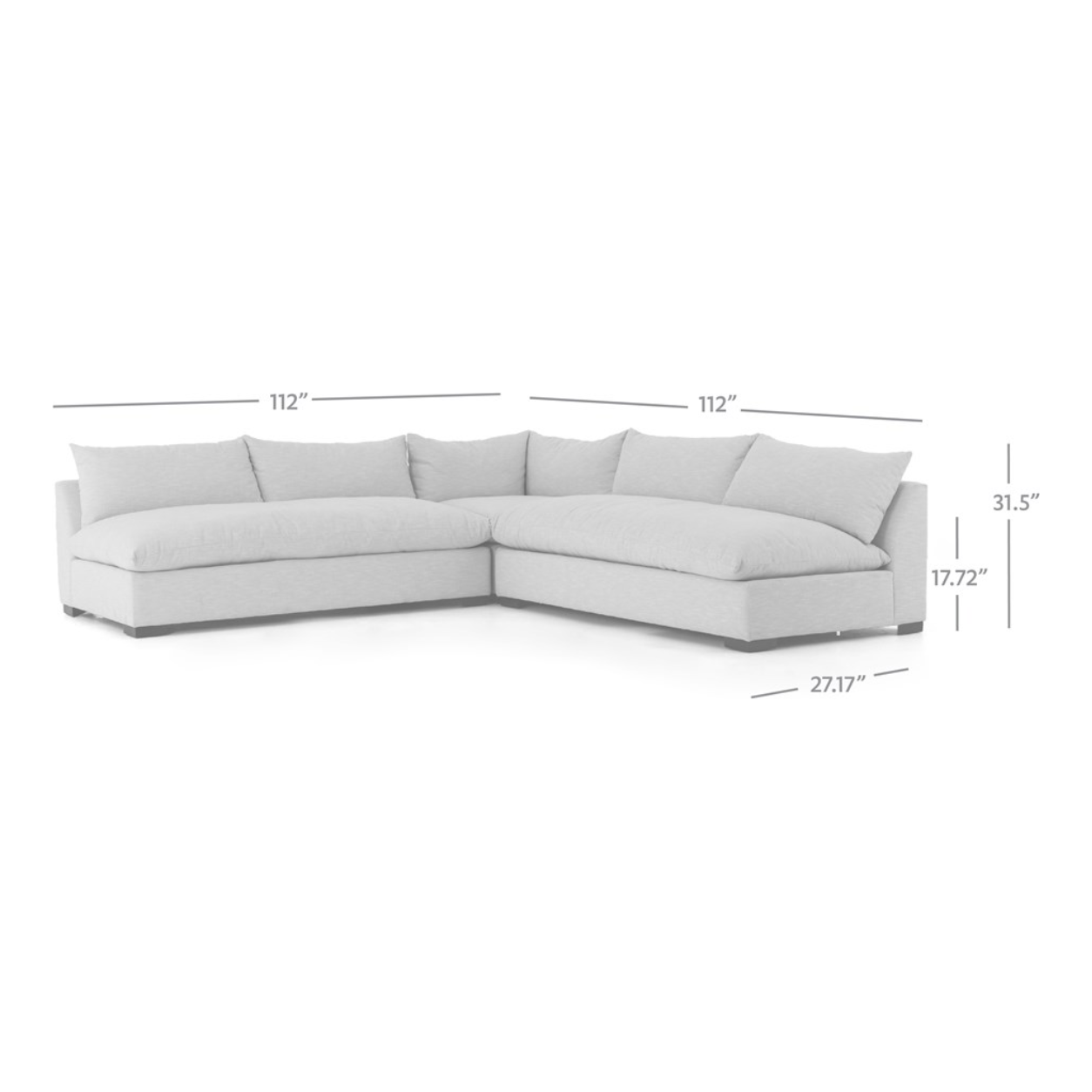 Grant 3-Piece Sectional - Amethyst Home