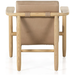 Featuring Arnett Chair by Four Hands at Amethyst Home. Textural cream boucle seating offers a sumptuous sit, with complementary wire-brushed parawood framing forming a slim U shape. Two posterior top-grain leather straps add a stylish finishing touch. Performance fabrics are specially created to withstand spills, stains, high traffic and wear, ensuring long-te. Amethyst Home provides interior design, new home construction design consulting, vintage area rugs, and lighting in the Austin metro area.