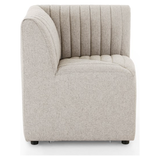 August Dining Banquette Bench Pieces in Orly Natural