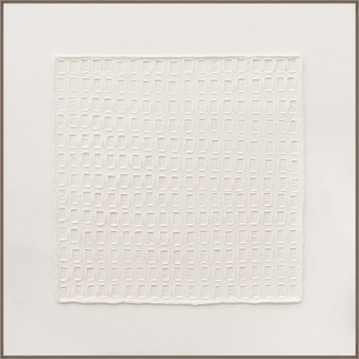 Silhouette of White V Art