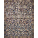 Featuring Amber Lewis x Loloi Georgie Denim / Spice Rug by Loloi at Amethyst Home. Inspired by interior designer Amber Lewis' penchant for vintage rugs, the Georgie Denim / Spice rug features a printed construction with incredible durability, color saturation, and no shedding. The rug's low, flat pile is designed for easy vacuuming and feels smooth underfoot. Georgie also carries th. Amethyst Home provides interior design, new construction, custom furniture, and area rugs in the Dallas metro area.