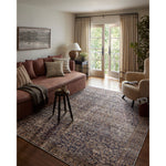 Featuring Amber Lewis x Loloi Georgie Denim / Spice Rug by Loloi at Amethyst Home. Inspired by interior designer Amber Lewis' penchant for vintage rugs, the Georgie Denim / Spice rug features a printed construction with incredible durability, color saturation, and no shedding. The rug's low, flat pile is designed for easy vacuuming and feels smooth underfoot. Georgie also carries the. Amethyst Home provides interior design, new construction, custom furniture, and area rugs in the Miami metro area.