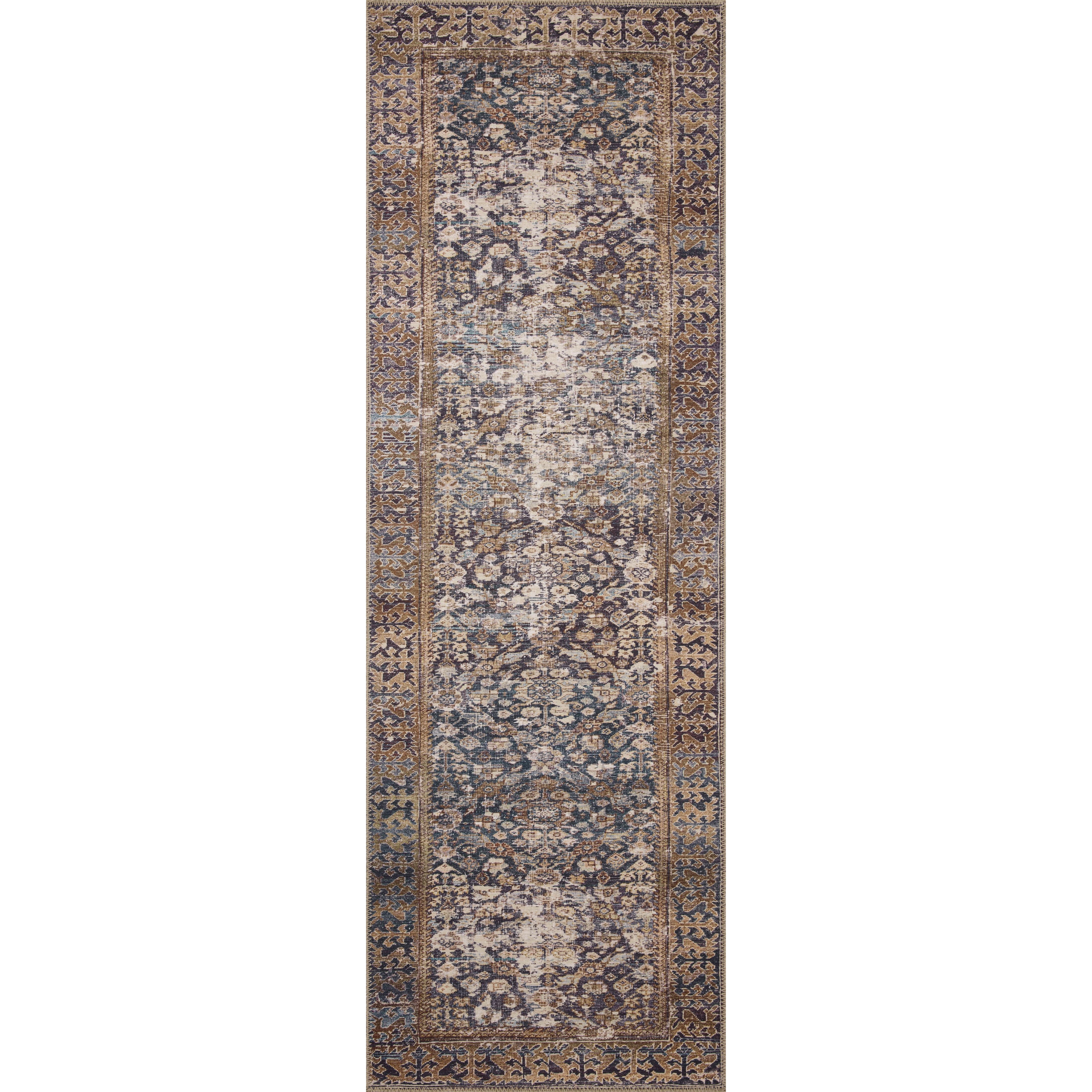 Featuring Amber Lewis x Loloi Georgie Denim / Spice Rug by Loloi at Amethyst Home. Inspired by interior designer Amber Lewis' penchant for vintage rugs, the Georgie Denim / Spice rug features a printed construction with incredible durability, color saturation, and no shedding. The rug's low, flat pile is designed for easy vacuuming and feels smooth underfoot. Georgie also carries the. Amethyst Home provides interior design, new construction, custom furniture, and area rugs in the Tampa metro area.