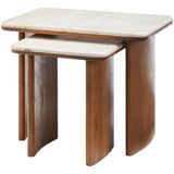 Featuring Aluna Travertine End Table by Surya at Amethyst Home. A natural stone nesting table solution -- topped with beautiful travertine for an organic modern look with acacia wood base.
18"H x 24"W x 16"D16"H x 15"W x 12"D. Amethyst Home provides interior design, new home construction design consulting, vintage area rugs, and lighting in the Charlotte metro area.