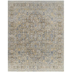 Introducing the Margaret area rug, a special collaboration piece between Surya and Becki Owens. This exquisite rug is the perfect addition to any space with its unique diamond center, warm taupes and a touch of navy. Amethyst Home provides interior design, new home construction design consulting, vintage area rugs, and lighting in the Los Angeles metro area.