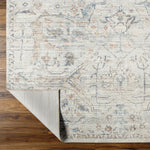 Introducing the Marlene area rug, a stunning piece of artistry crafted by the collaboration of Surya and Becki Owens. This unique and elegant design features beautiful blue tones that will bring a serene ambiance to any space. Amethyst Home provides interior design, new home construction design consulting, vintage area rugs, and lighting in the Washington metro area.