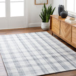 Featuring Becki Owens x Surya Sammy Glacier Rug by Surya at Amethyst Home. At Amethyst, we are always excited to see what new rug designs Becki Owens x Surya come up with this and this latest launch is soooo good.  The Sammy Glacier rug is smartly designed of woven, earth friendly recycled fibers for that signature Becki Owens casual look.
100% Recycle. Amethyst Home provides interior design, new home construction design consulting, vintage area rugs, and lighting in the Salt Lake City metro area.