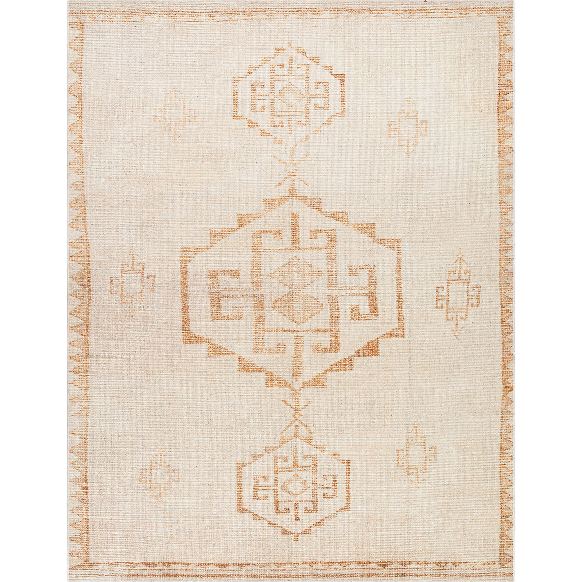 Becki Owens x Surya Solana Ivory/Burnt Orange Rug