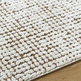 Featuring Cascade Ivory Rug by Surya at Amethyst Home. The Cascade Ivory Rug is expertly crafted with 100% wool, providing a durable and soft foundation for any room. Its neutral ivory color brings a sense of calm and elegance to your space. Made with quality and style in mind, this rug is the perfect addition to your home.
100% PolyesterMachine Woven High Pi.  Amethyst Home provides interior design, new home construction design consulting, vintage area rugs, and lighting in the Austin metro area.