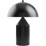 Featuring Elder Lamp by Surya at Amethyst Home. Light up any room with this sleek Elder Lamp. Combining an eye-catching black hand-painted body with a black metal shade, this lamp is sure to be a stylish addition to any room.
Black Hand Painted BodyBlack Metal ShadeMetal FinialCord Length: 6'Switch Type: 3-WayNumber of bulbs: 1E-26/150 WDecorative Accents, D. Amethyst Home provides interior design, new home construction design consulting, vintage area rugs, and lighting in the Monterey metro area.