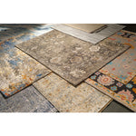 The simplistic yet compelling rugs from the Eloquent Collection effortlessly serve as the exemplar representation of modern decor. These rugs are hand crafted, radiating an atmosphere that can only be created by a handmade rug. Made with Viscose, Leather in India, and has No Pile. Spot Clean Only, One Year Limited Warranty. Amethyst Home provides interior design, new construction, custom furniture, and rugs for Calabasas metro area