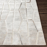 The simplistic yet compelling rugs from the Eloquent Collection effortlessly serve as the exemplar representation of modern decor. These rugs are hand crafted, radiating an atmosphere that can only be created by a handmade rug. Made with Viscose, Leather in India, and has No Pile. Spot Clean Only, One Year Limited Warranty. Amethyst Home provides interior design, new construction, custom furniture, and rugs for Dallas metro area