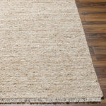 A modern, heathered warm beige look.  This is a great rug if you have other dominant design features in a space like a striking fireplace or standout patterns Amethyst Home provides interior design, new home construction design consulting, vintage area rugs, and lighting in the Alpharetta metro area.
