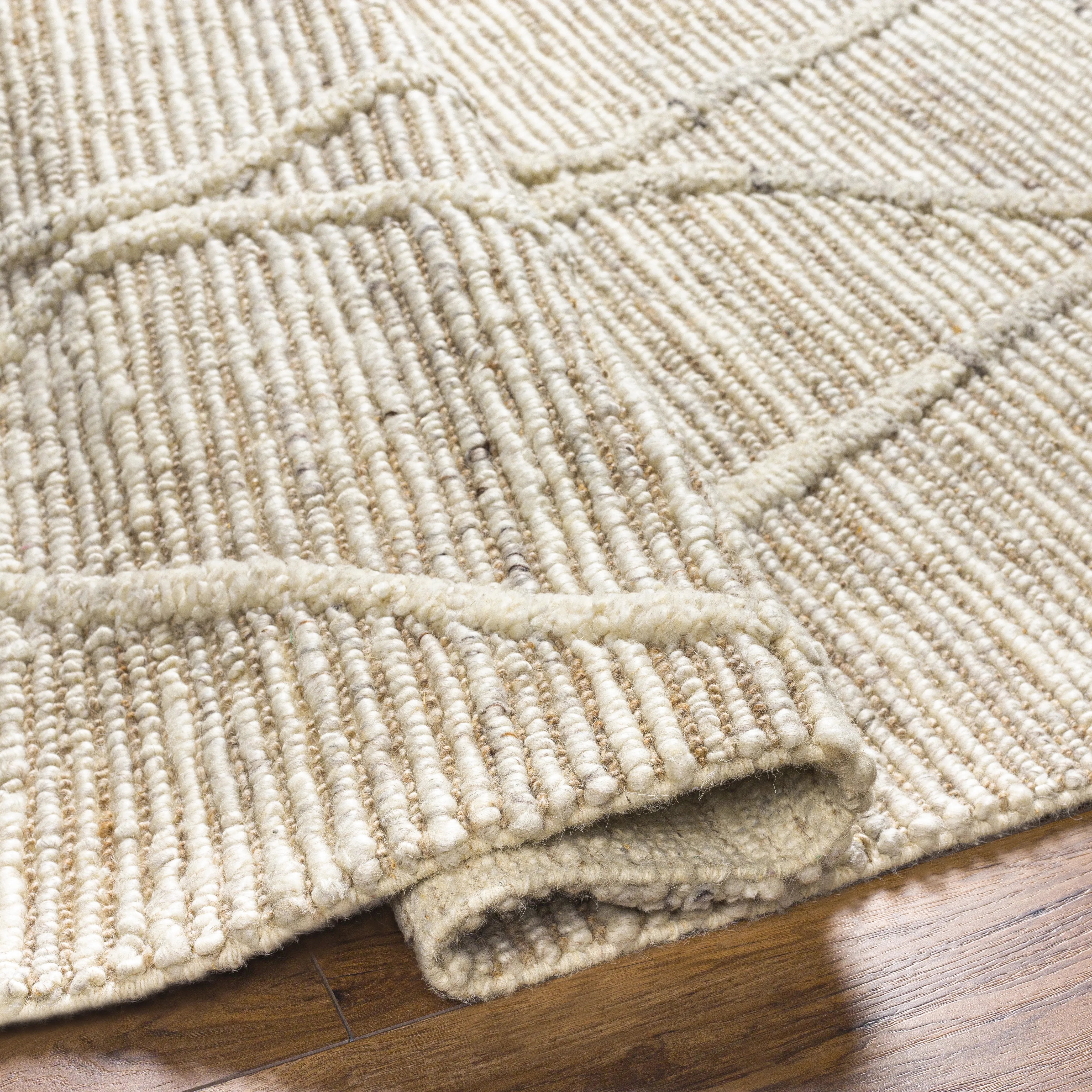 Featuring Manisa Ivory/Natural Rug by Surya at Amethyst Home. The Manisa Collection features compelling global inspired designs brimming with elegance and grace! The perfect addition for any home, these pieces will add eclectic charm to any room! The meticulously woven construction of these pieces boasts durability and will provide natural charm into yo. Amethyst Home provides interior design, new home construction design consulting, vintage area rugs, and lighting in the Winter Garden metro area.
