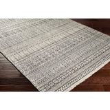 Featuring Nobility Charcoal Hand-Knotted Rug by Surya at Amethyst Home. Add an elegant touch to any space with this hand-knotted Nobility Charcoal Rug. Its blend of wool and viscose is ultra soft and smooth, while its timeless ornate motif with modern lines create an exquisite, timeless piece. Enjoy its high-low characteristics and luxurious feel to add a touch of sophistication to . Amethyst Home provides interior design, new construction, custom furniture, and area rugs in the Malibu metro area.