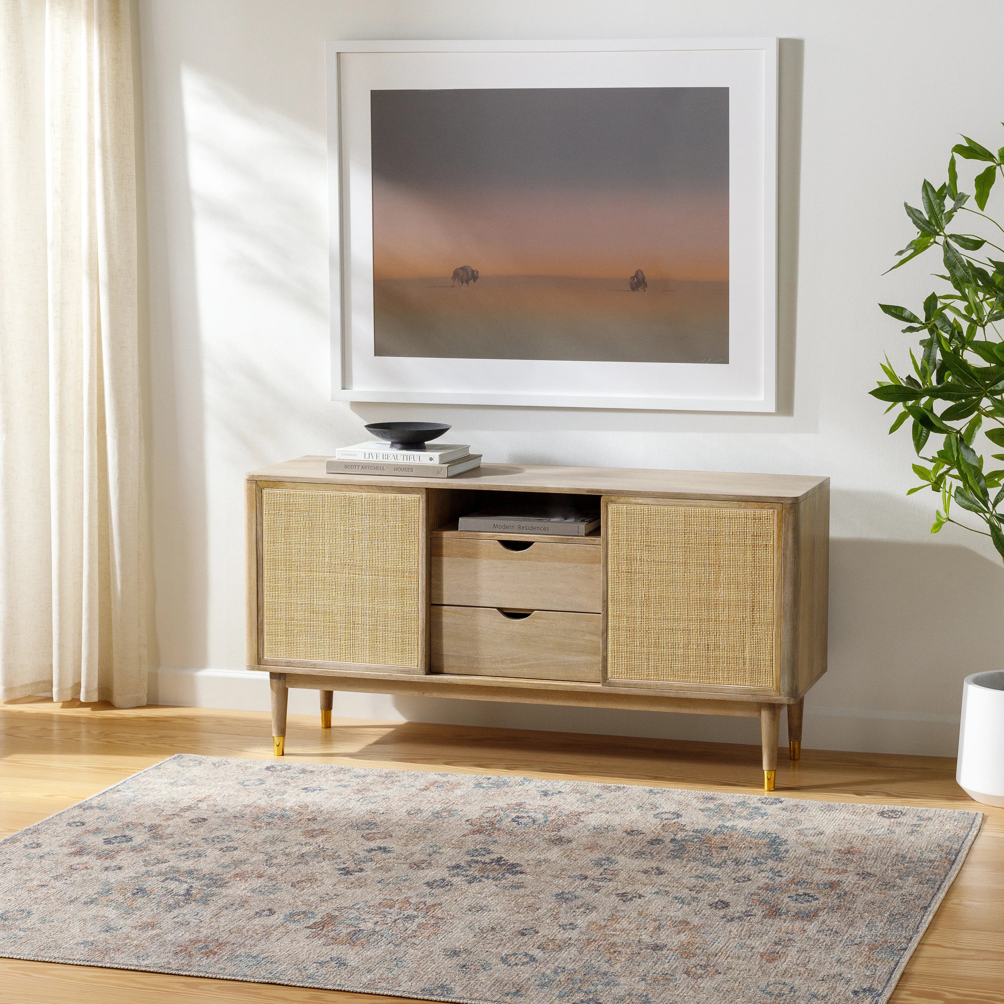 Featuring Olympic Beige Rug by Surya at Amethyst Home. Elevate your space with our luxurious Olympic Beige Rug. Made with high-quality materials, this rug adds a touch of elegance to any room. Its neutral color scheme easily complements any decor, while its soft texture provides a cozy and comfortable feel underfoot. Enhance your home with our Olympic Be.  Amethyst Home provides interior design, new home construction design consulting, vintage area rugs, and lighting in the Los Angeles metro area.