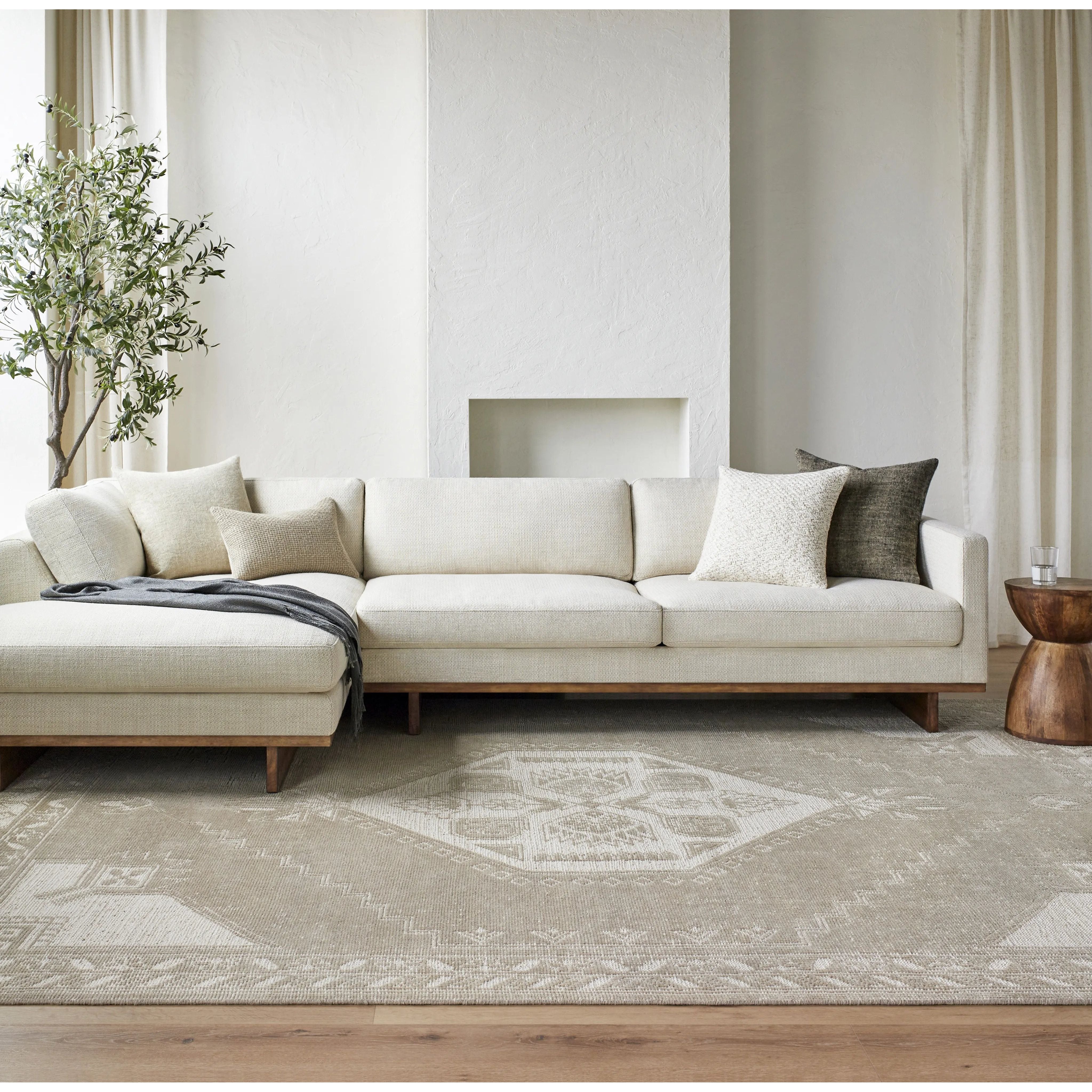 Featuring Zahra Natural Hand-Knotted Rug by Surya at Amethyst Home. The Zahra Collection showcases traditional inspired designs that exemplify timeless styles of elegance, comfort, and sophistication. With their hand knotted construction, these rugs provide a durability that can not be found in other handmade constructions, and boasts the ability to be thorough. Amethyst Home provides interior design, new home construction design consulting, vintage area rugs, and lighting in the Tampa metro area.