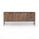 Featuring Trey Sideboard - Auburn Poplar by Four Hands at Amethyst Home. We love the clean, slim legs of this Trey Auburn Poplar Sideboard. The doors and drawers make this the perfect sideboard for families wanting extra storage space while also making a statement
Overall Dimensions: 72"W x 18"L x 31"H
Colors: Natural Iron, Auburn Poplar, Black LeatherMaterial.  Amethyst Home provides interior design, new home construction design consulting, vintage area rugs, and lighting in the Tampa metro area.