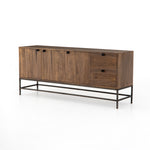 Featuring Trey Sideboard - Auburn Poplar by Four Hands at Amethyst Home. We love the clean, slim legs of this Trey Auburn Poplar Sideboard. The doors and drawers make this the perfect sideboard for families wanting extra storage space while also making a statement
Overall Dimensions: 72"W x 18"L x 31"H
Colors: Natural Iron, Auburn Poplar, Black LeatherMa.  Amethyst Home provides interior design, new home construction design consulting, vintage area rugs, and lighting in the Los Angeles metro area.