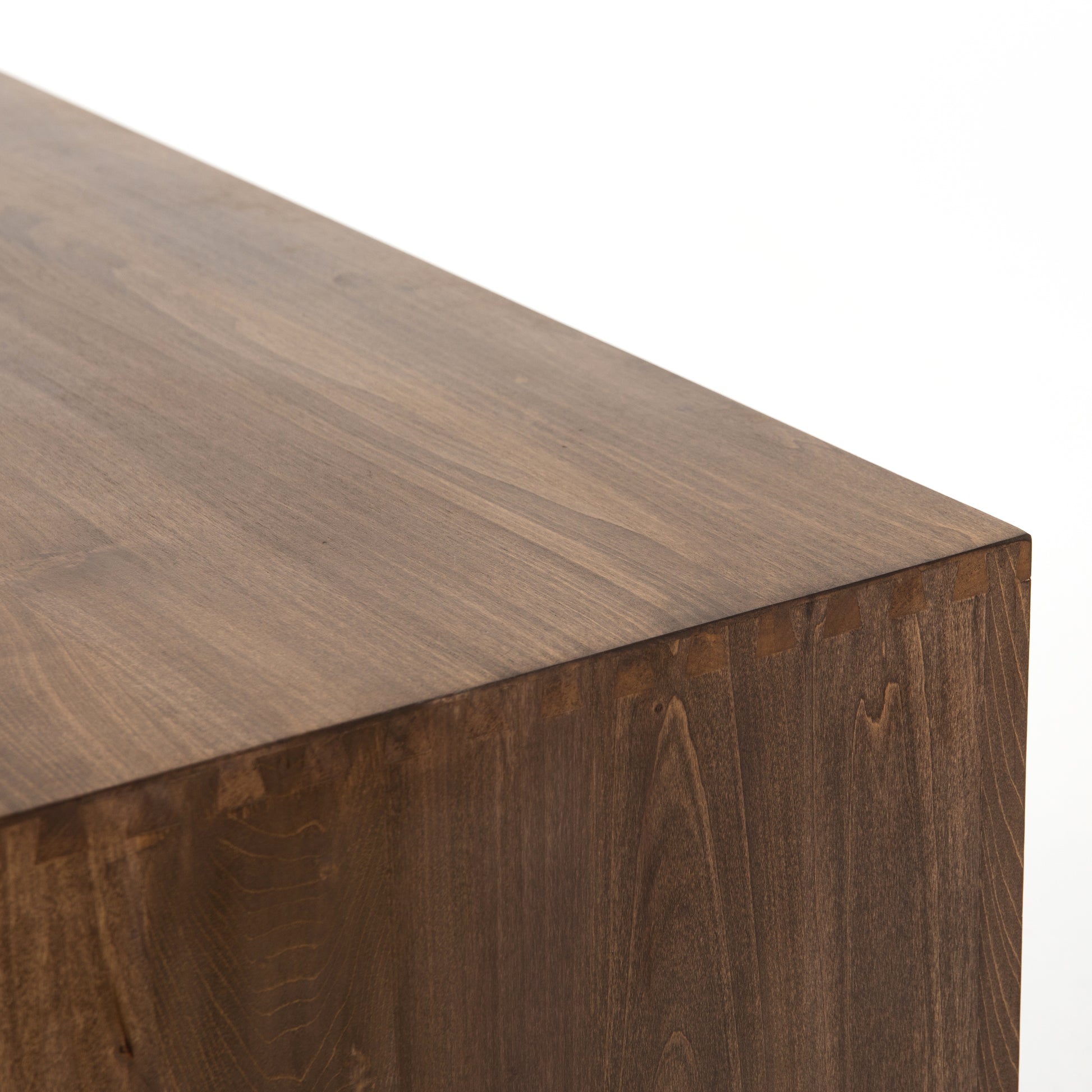 We love the clean, slim legs of this Trey Auburn Poplar Sideboard. The doors and drawers make this the perfect sideboard for families wanting extra storage space while also making a statement  Size: 72"w x 18"d x 31"h Materials: Iron, Poplar, Top Grain Leather
