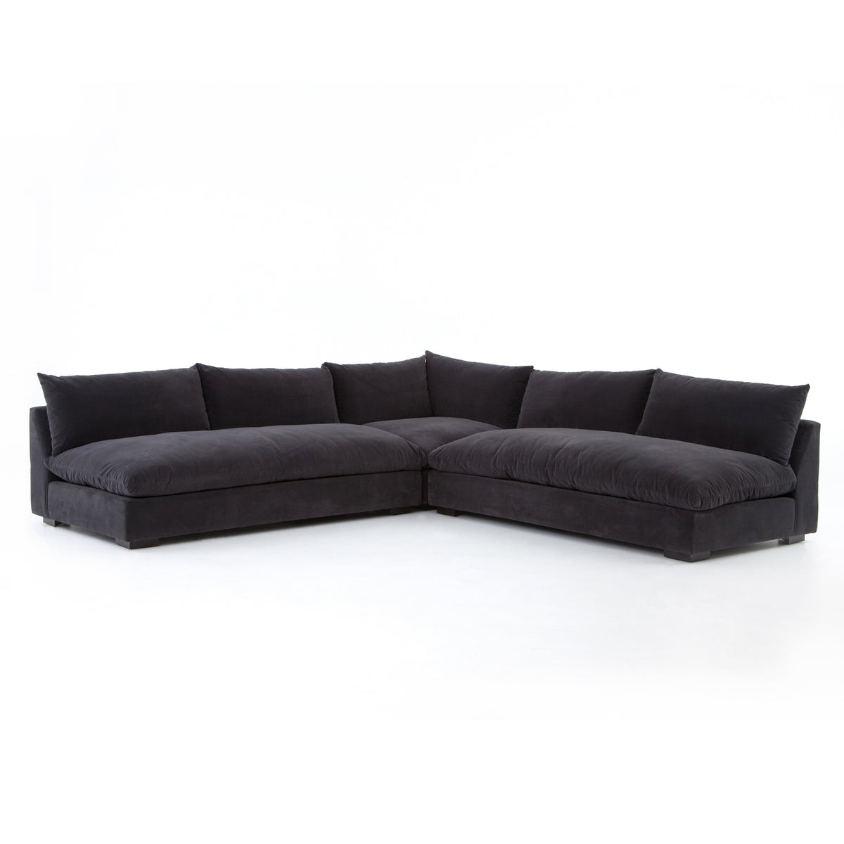 Grant 3-Piece Sectional - Henry Charcoal | shipping 09/26/2025