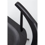 Featuring Ripley Black Dining Chair by Four Hands at Amethyst Home. This new take on the mid-century Windsor chair, the Ripley Dining Chair has a bowed, sculptural silhouette. A soft black finish adds movement to the wood by highlighting the natural grain of weathered oak. The chair is perfect for the chic, modern dining room look or that special nook in you.  Amethyst Home provides interior design, new home construction design consulting, vintage area rugs, and lighting in the Seattle metro area.