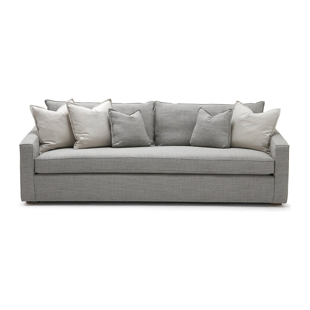The Duke Sofa from Verellen is perfect for families and enjoyable in all seasons of life. Each sofa is custom made with your style, fabric, length, and comfort in mind. When your sofa is made, it's created from sustainably harvested hardwood by expert craftspeople. Amethyst Home proudly serves the Los Angeles metro.