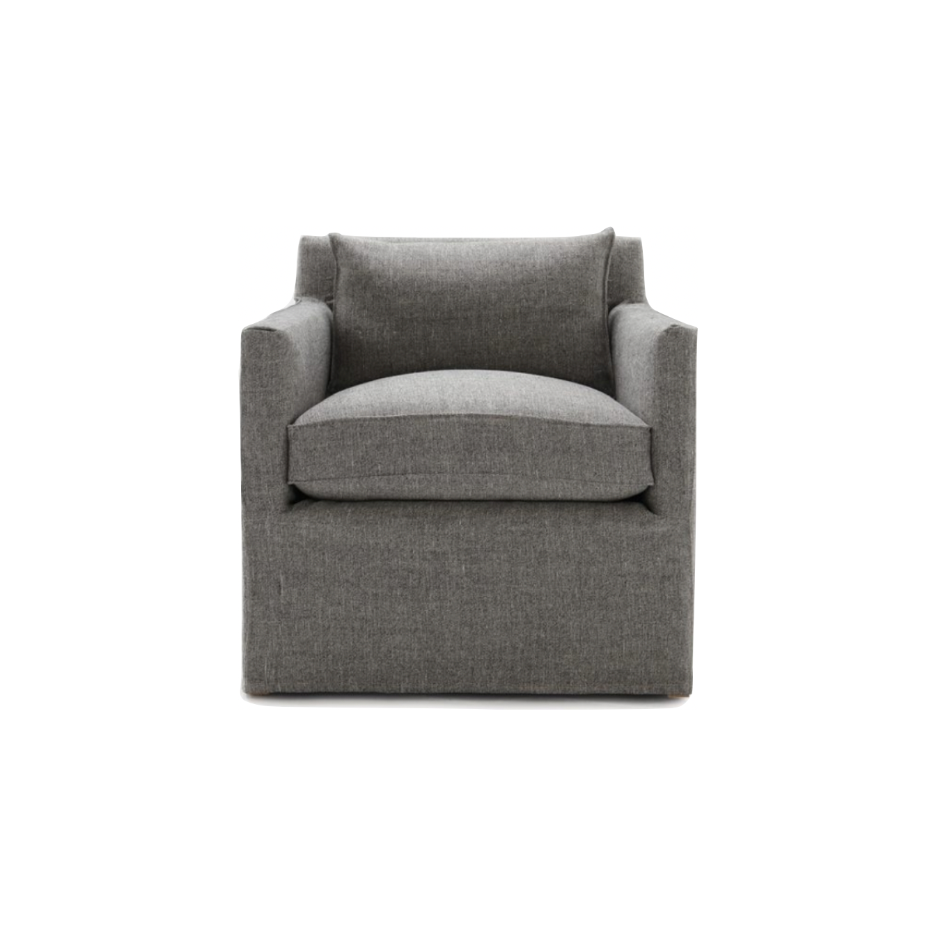 This chair is pure and simple! The Jan Club Chair by Verellen is the comfiest chair to snuggle in with a hot drink and your favorite book. This comes standard with:  spring down seat construction boxed style back pillow double needle stitch detail