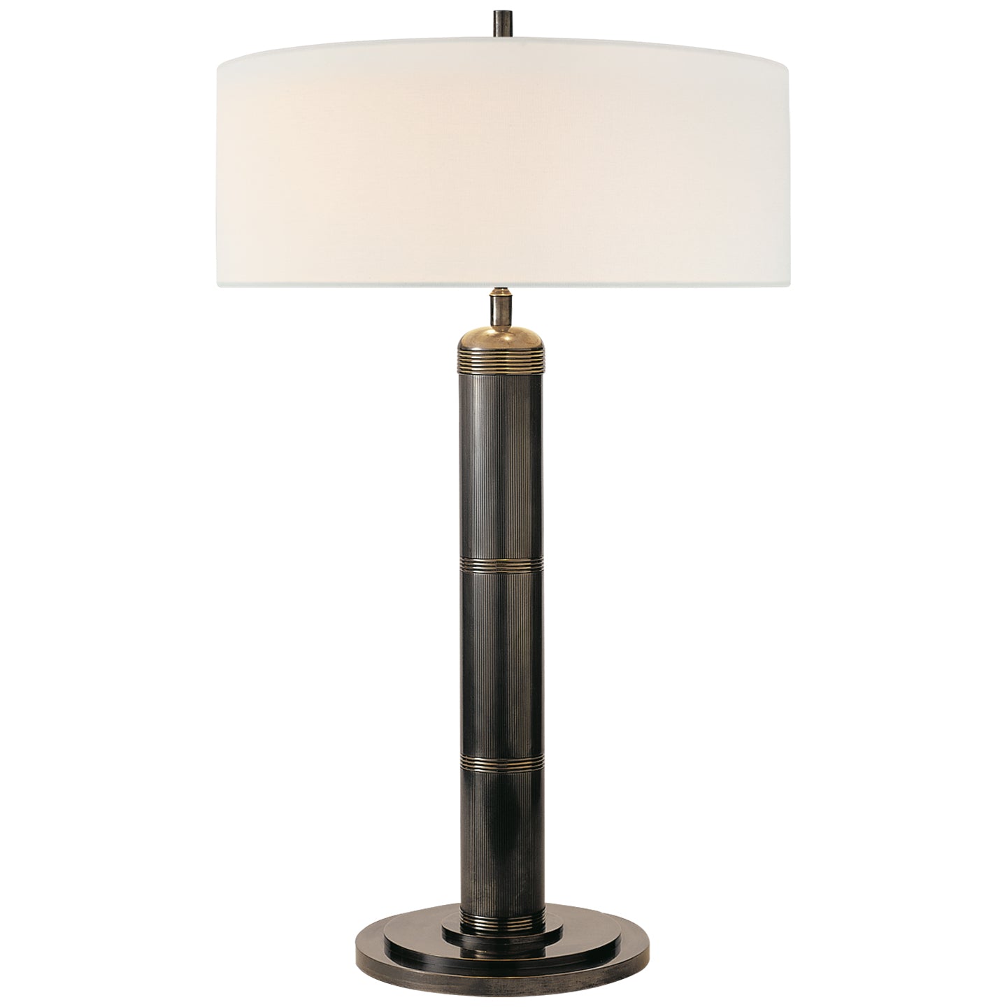 Featuring Longacre Tall Table Lamp with Linen Shade by Visual Comfort at Amethyst Home. This high table lamp is a perfect decorative element to set up the ambiance.
Overall Dimensions: 20" L x 20" W x 32.5" HWeight: 17 lbs.. Amethyst Home provides interior design services, furniture, rugs, and lighting in the Calabasas metro area.