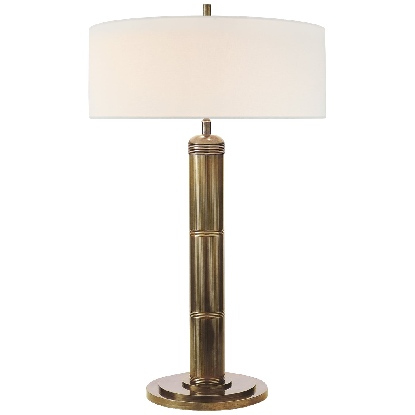 Featuring Longacre Tall Table Lamp with Linen Shade by Visual Comfort at Amethyst Home. This high table lamp is a perfect decorative element to set up the ambiance.
Overall Dimensions: 20" L x 20" W x 32.5" HWeight: 17 lbs.. Amethyst Home provides interior design services, furniture, rugs, and lighting in the Omaha metro area.
