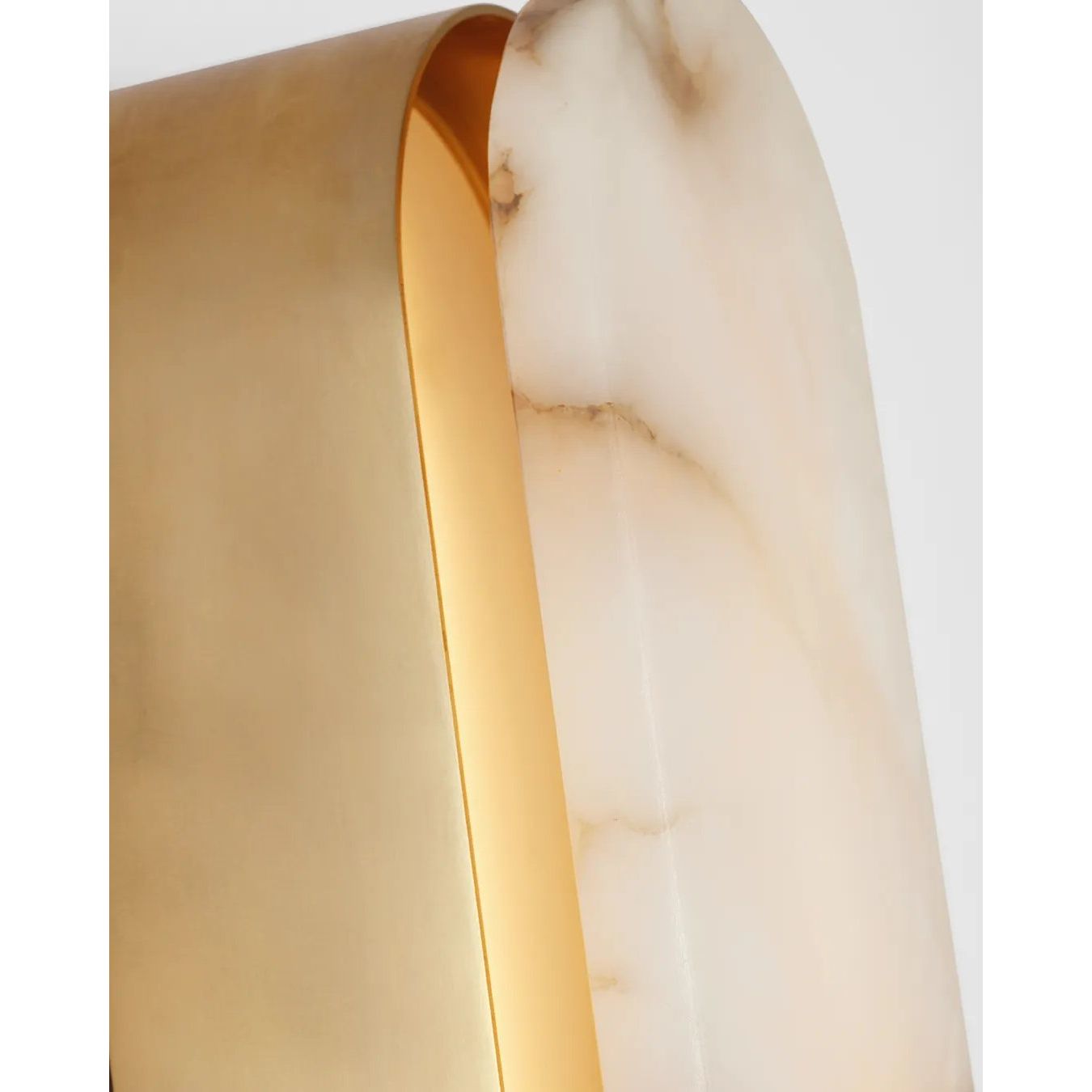 Featuring Melange 20" Elongated Sconce by Visual Comfort at Amethyst Home. Contrasting natural alabaster with metal in rounded forms and unique configurations, the Melange series by Kelly Wearstler blends the organic and the luxurious for a modern chic interior. Carved alabaster shades create a soft glow on walls and surfaces, while streamlined shapes soften a. Amethyst Home provides interior design, new home construction design consulting, vintage area rugs, and lighting in the Boston metro area.