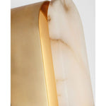 Featuring Melange 20" Elongated Sconce by Visual Comfort at Amethyst Home. Contrasting natural alabaster with metal in rounded forms and unique configurations, the Melange series by Kelly Wearstler blends the organic and the luxurious for a modern chic interior. Carved alabaster shades create a soft glow on walls and surfaces, while streamlined shapes soften a. Amethyst Home provides interior design, new home construction design consulting, vintage area rugs, and lighting in the Boston metro area.