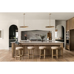 Featuring Piatto Large Pendant by Visual Comfort at Amethyst Home. The Piatto Large Pendant is one of our favorite lighting pieces for a kitchen island. Finished in a Hand-Rubbed Antique Brass with Plaster White Shade is an elegant take on a timeless pendant light.
Overall Dimensions: 24" L x 24" W x 7" HWeight: 9 lbs..  Amethyst Home provides interior design, new home construction design consulting, vintage area rugs, and lighting in the Laguna Beach metro area.