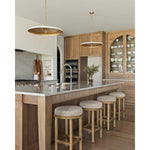 Featuring Piatto Large Pendant by Visual Comfort at Amethyst Home. The Piatto Large Pendant is one of our favorite lighting pieces for a kitchen island. Finished in a Hand-Rubbed Antique Brass with Plaster White Shade is an elegant take on a timeless pendant light.
Overall Dimensions: 24" L x 24" W x 7" HWeight: 9 lbs..  Amethyst Home provides interior design, new home construction design consulting, vintage area rugs, and lighting in the Nashville metro area.