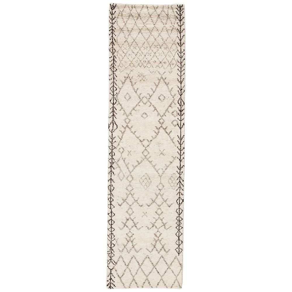 Featuring Zuri Turtledove/Walnut Hand-Knotted Rug by Jaipur Living at Amethyst Home. Soft and luxurious in feel, the Zuri Turtledove/Walnut area rug by Jaipur Living is a modern take on a classic Moroccan area rug. The supple hand-knotted, 100% wool showcased in natural tones of ivory and brown with distressed patterns reminiscent of tile motifs.
Zuri repre.  Amethyst Home provides interior design, new home construction design consulting, vintage area rugs, and lighting in the Portland metro area.