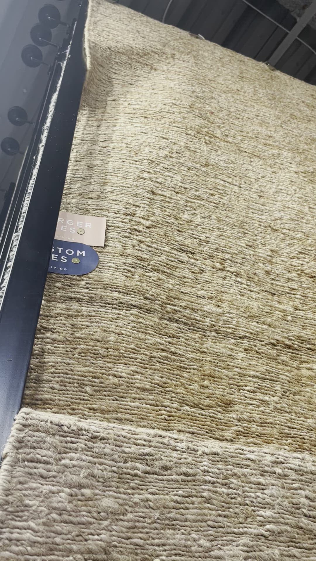 Load video: Sabine Linden Cashew/Indian Tan Rug