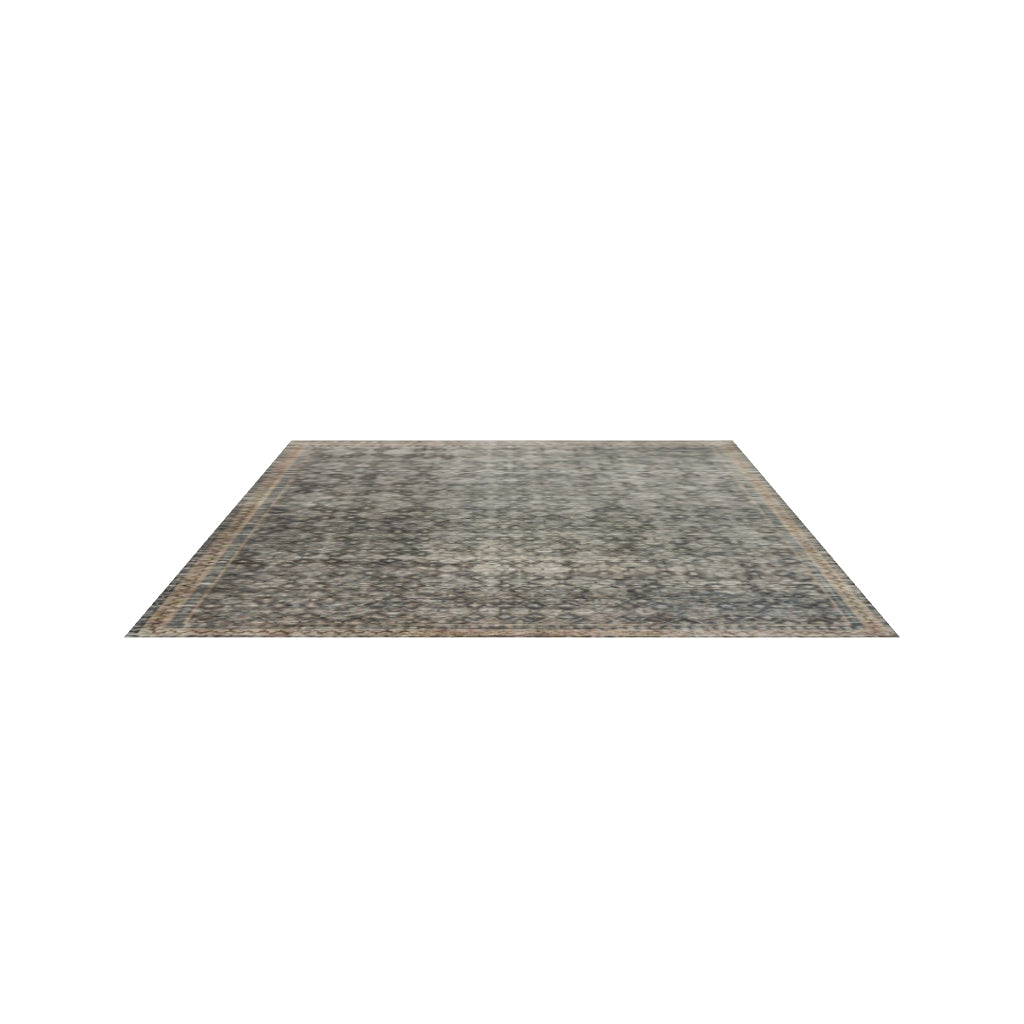 Amara Ink/Turquoise Hand-Knotted Rug
